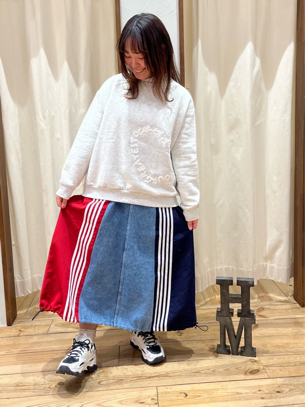 ≪SALE≫Dear me ハート相良刺繍裏起毛チュニック – HEART MARKET