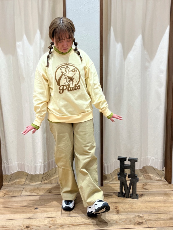 ディズニー裏毛BIGトレーナー