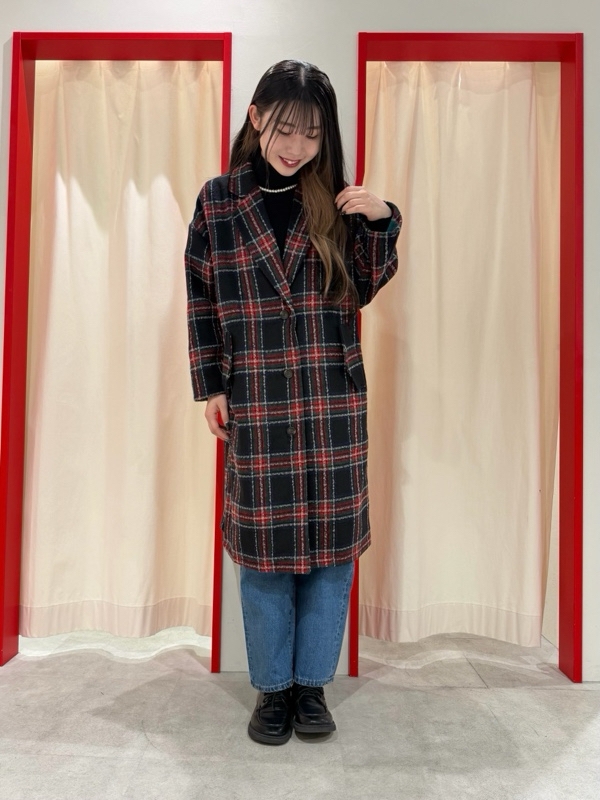 ≪SALE≫チェック柄チェスターコート – HEART MARKET
