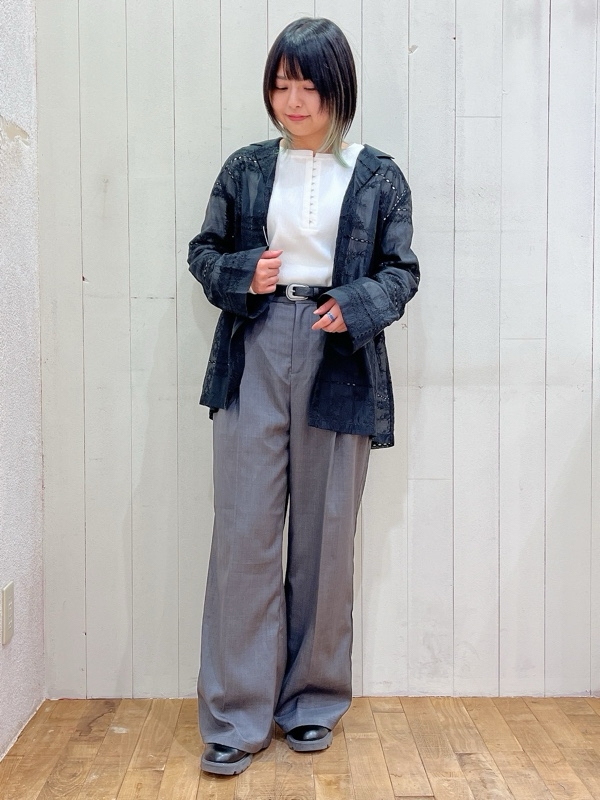パッチワーク風総刺繍シャツジャケット – HEART MARKET