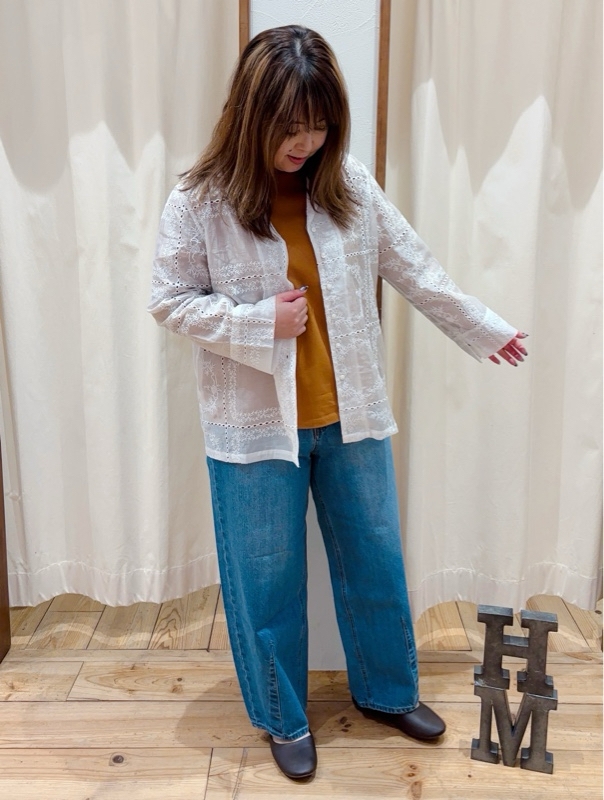 パッチワーク風総刺繍シャツジャケット – HEART MARKET